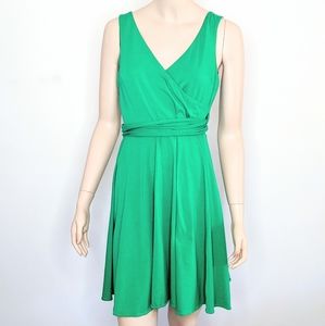 Moda International Wrap Dress Kelly Green Small